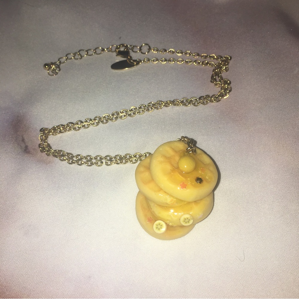 Kawaii Pancake Necklace 🥞